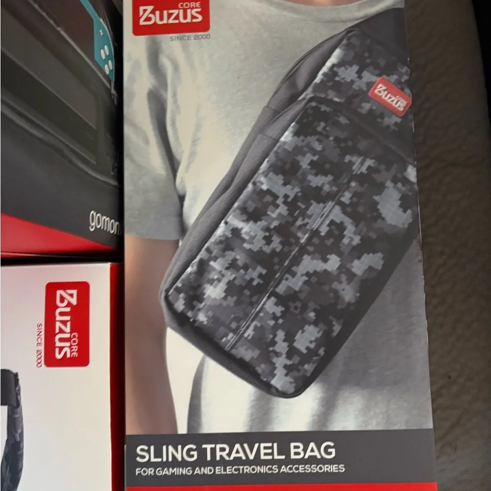 Nintendo Switch Black and Gray Sling Travel Bag, Portable Bag, and travel bag